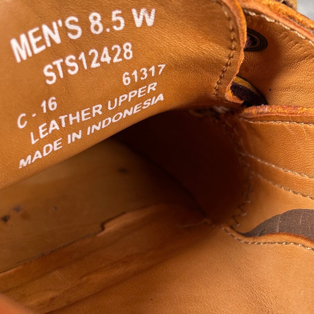 Sperry Gold Cup Authentic Original Boat Shoes Tan Leather Mens 8.5 W STS12428 - Picture 14 of 14